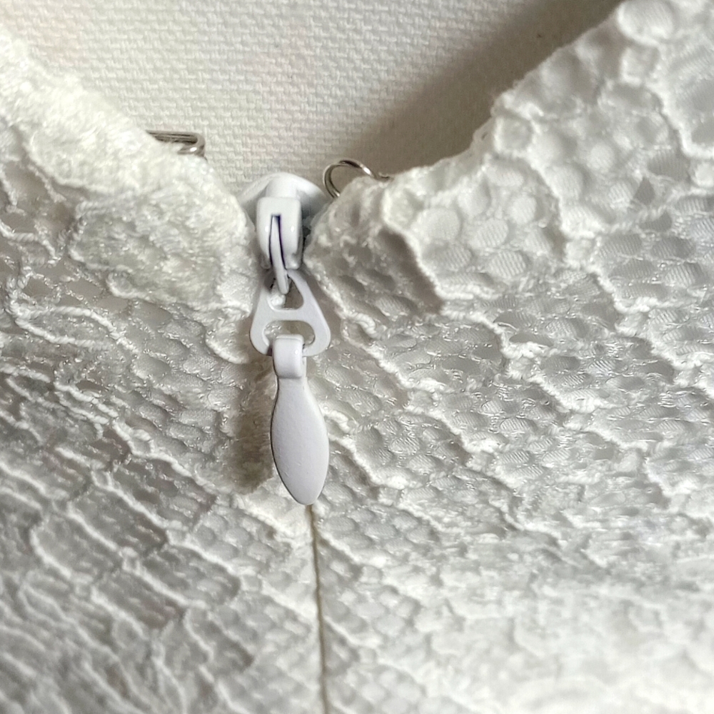bebe White Lace Dress - Picture 7 of 9
